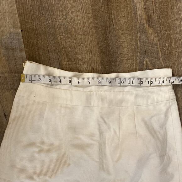 Kate Spade “Skirt the Rules” Ivory High Waist Skirt Size 8 - Picture 4 of 7